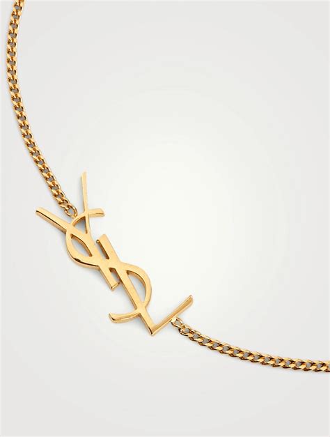 dainty ysl bracelet|saint laurent jewelry chain bracelets.